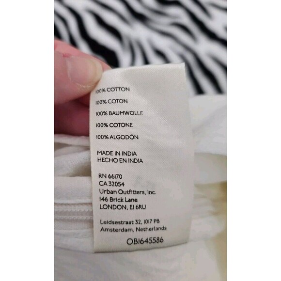 Free People Denim Pleated Micro Mini Skort Sz 6 White Nwt Retro Y2k - Picture 7 of 8